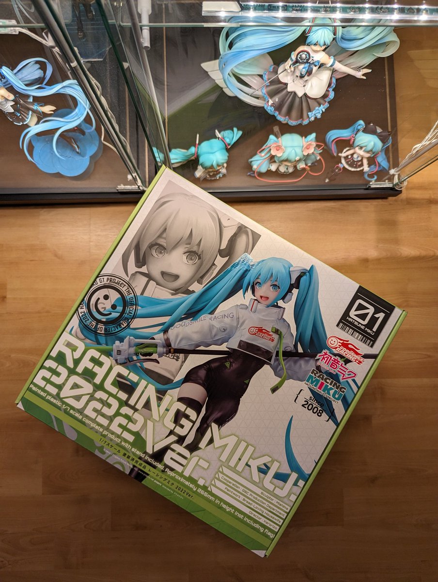 Dyn_39's tweet photo. Racing Miku 2022 ver. scale figure!

#レーシングミク #初音ミク https://t.co/BrpfZX0TaN