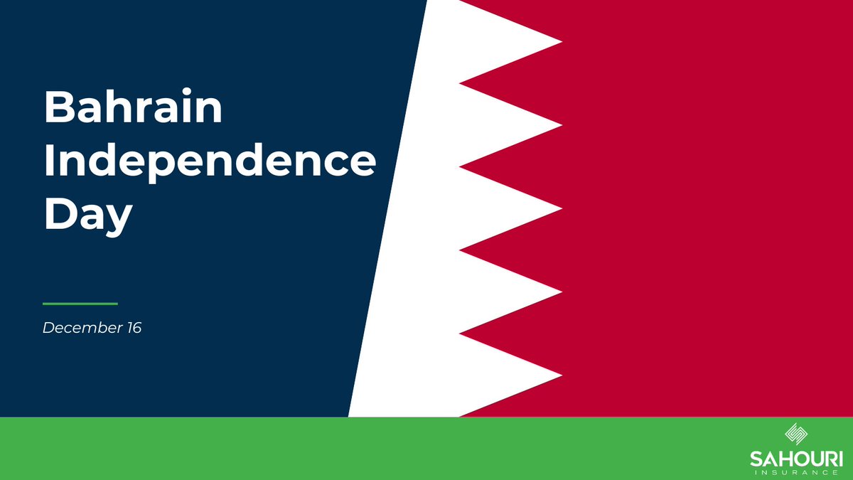 Sending warm wishes to the people of Bahrain on their Independence Day! 🇧🇭 May your nation continue to flourish with peace, prosperity, and unity.
#BahrainIndependenceDay @BahrainEmbDC @BahrainMsnNY