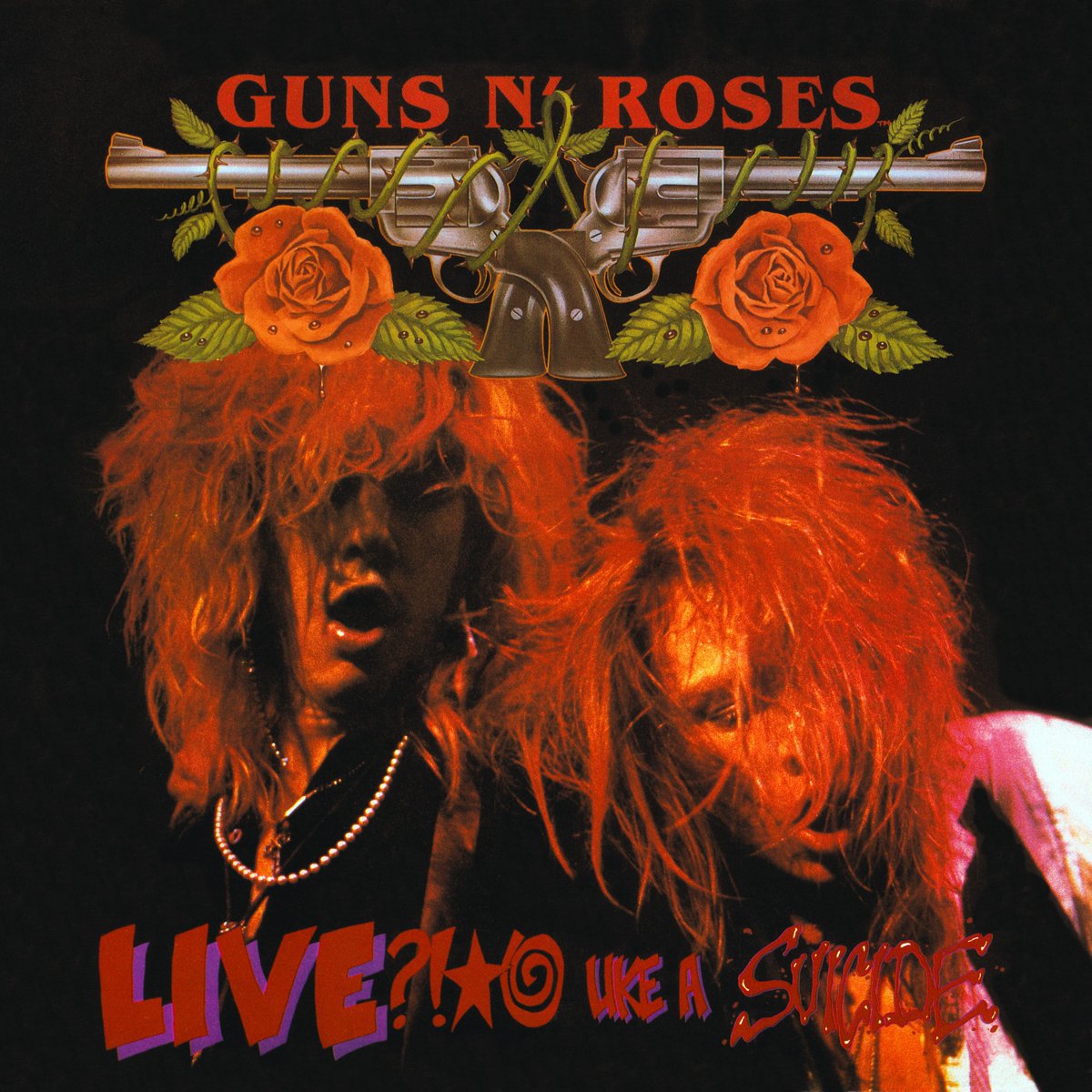 hitosdelrock's tweet photo. 16-12-1986: La banda Guns N' Roses lanza su primer EP "Live ?!*@ Like a Suicide". Aunque suena como un show en vivo, se grabó en un estudio y el ruido del público agregado después. Incluye temas como "Reckless Life" y "Move To The City". Fue incluido en "GN'R Lies" en 1988. https://t.co/5RoGa9AJRR