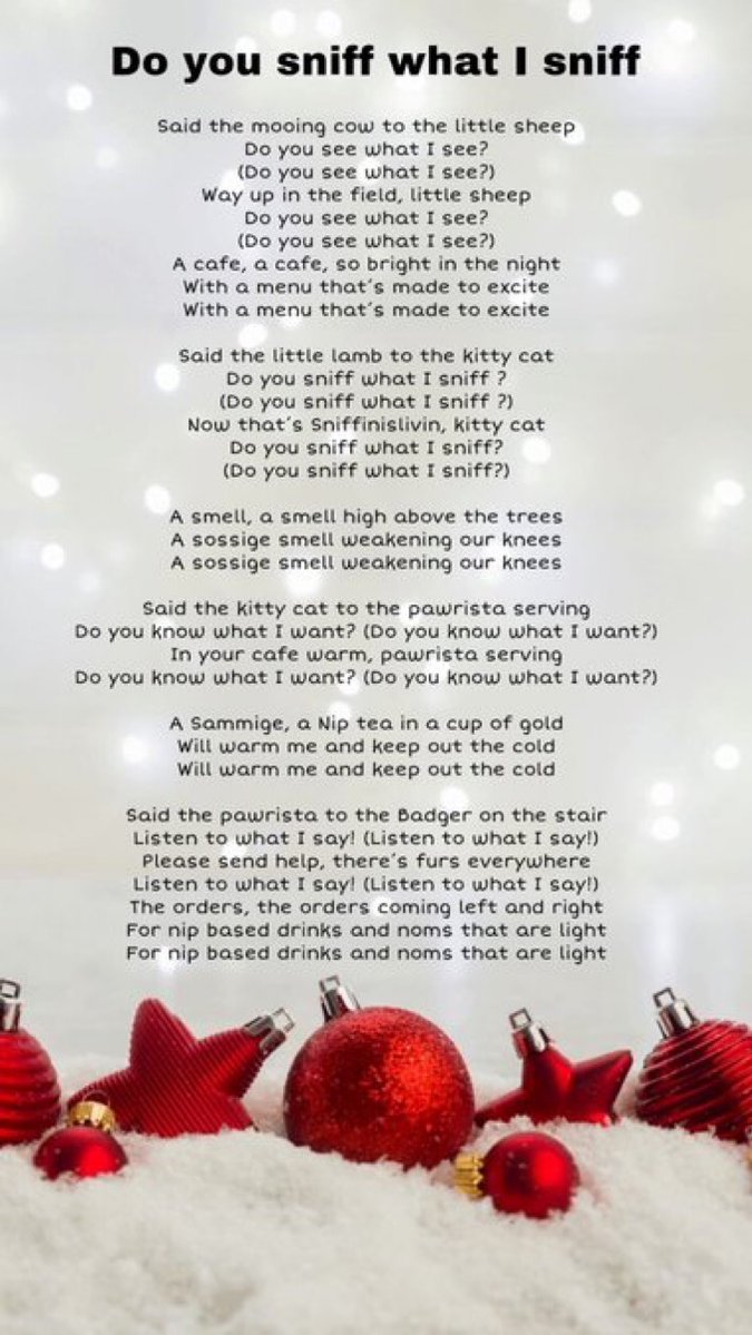 TheMeowmasked's tweet photo. The #MeowMaskedSingers are loving the #hedgewatchcafe audience participation! Senior floofs certainly know how to shake their maracas! This next Crispmouse favourite with a unique @BungandZip twist is a bit more gentle so you can rest your paws. Enjoy! 🎄🪇https://t.co/RVqZlGYHwq https://t.co/TNExDDFuzZ