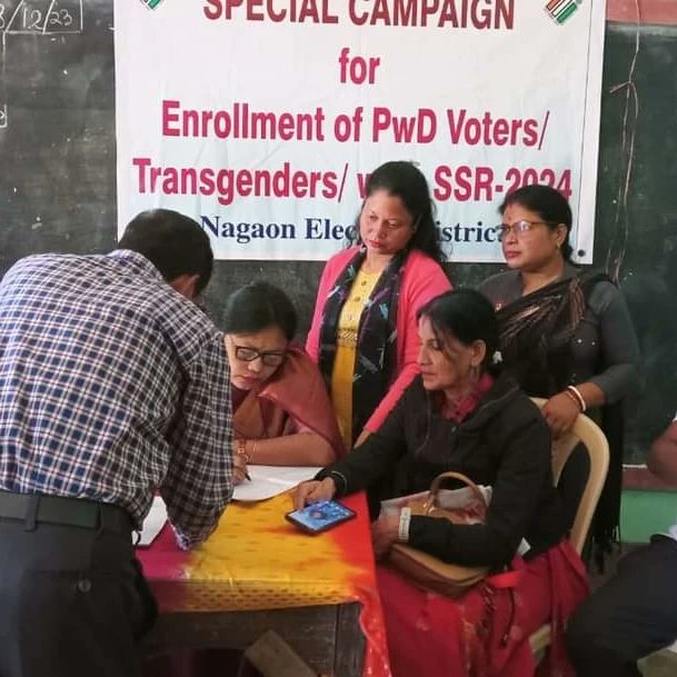 NagaonD's tweet photo. As directed by ECI and CEO, Assam, Special Campaign held at various educational institutions organised by District Election Officer, Nagaon in connection with Special Summary Revision of Electoral Roll 2023-24.
##ECISVEEP
#CEOAssam https://t.co/BGUbPNw3Qb