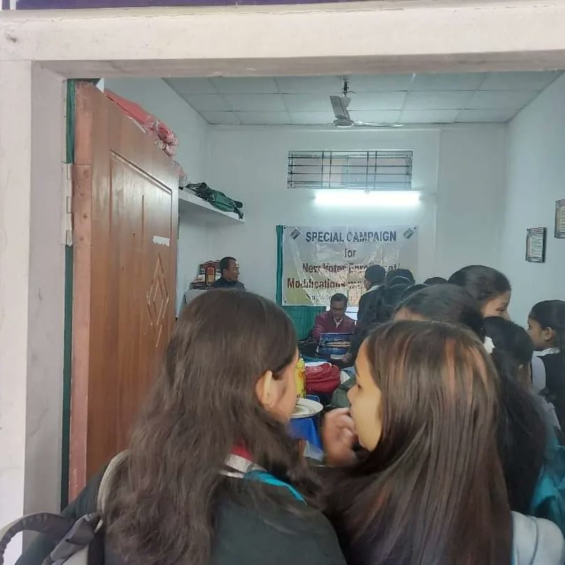 NagaonD's tweet photo. As directed by ECI and CEO, Assam, Special Campaign held at various educational institutions organised by District Election Officer, Nagaon in connection with Special Summary Revision of Electoral Roll 2023-24.
##ECISVEEP
#CEOAssam https://t.co/BGUbPNw3Qb