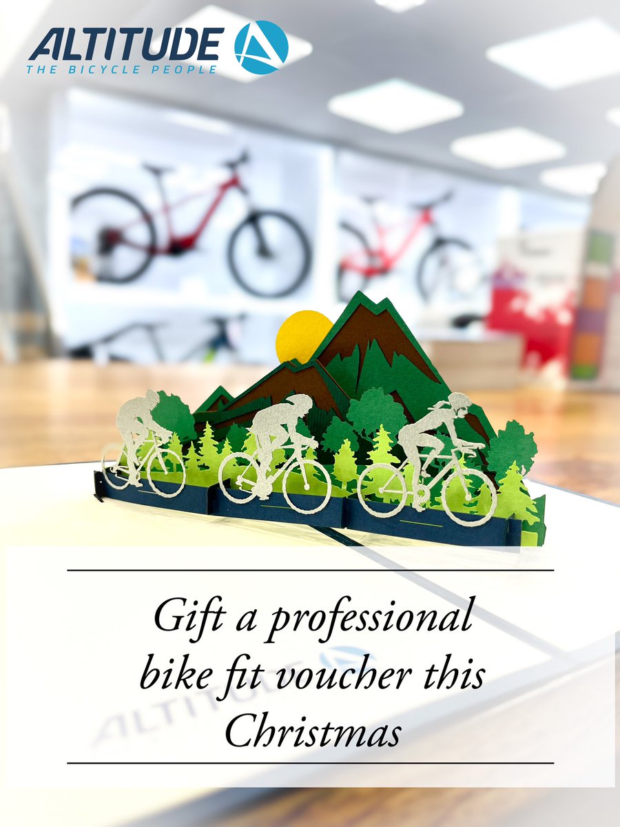 Give the gift of cycling comfort this Christmas! Altitude professional bike fit vouchers are now available to order by phone on 051870356 or call in store and speak to our bike fitter Dave. #bikefit #localbikeshop #thebicyclepeople