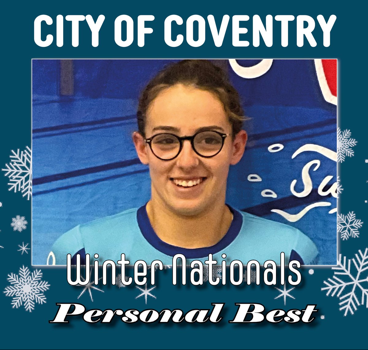 Top job from Kenza A who secures a new personal best of 33.3 in the girls 50 Breaststroke at the swim England winter champs! 🙌🙌🙌🙌