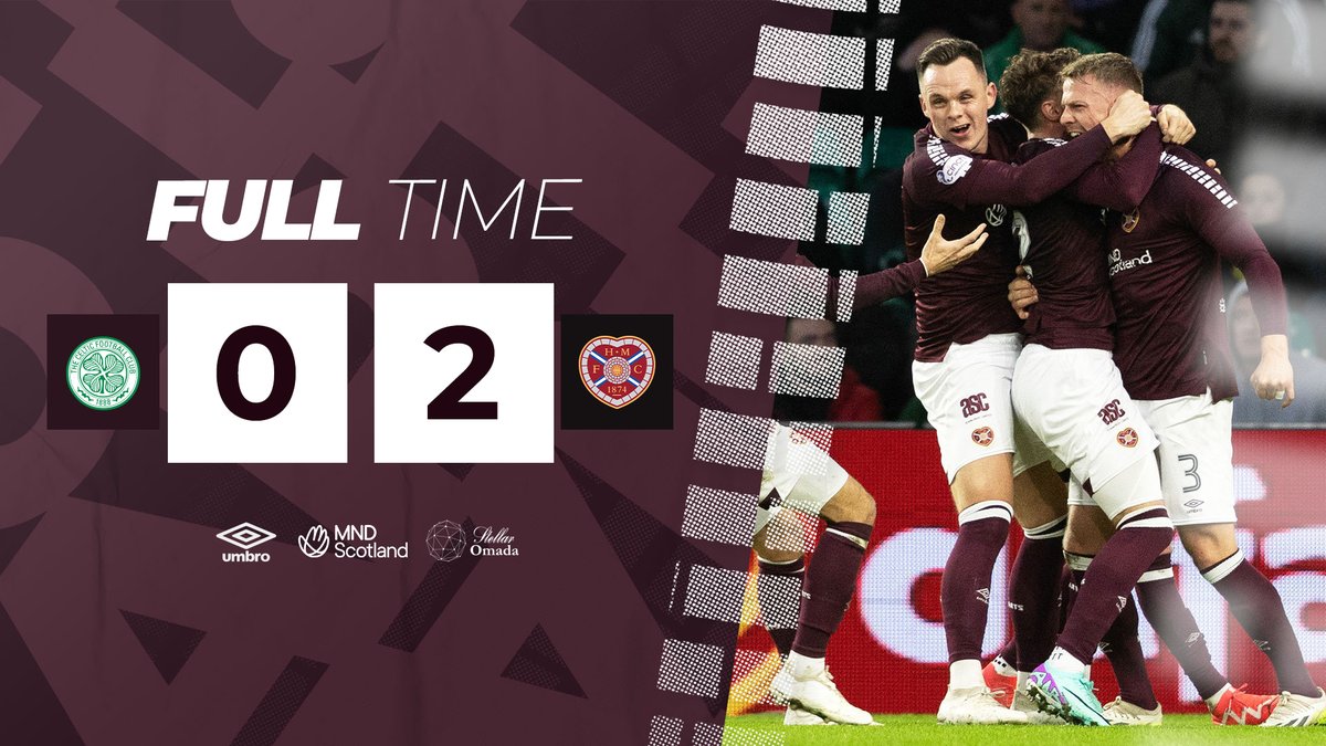 The Jambos win at Celtic Park!