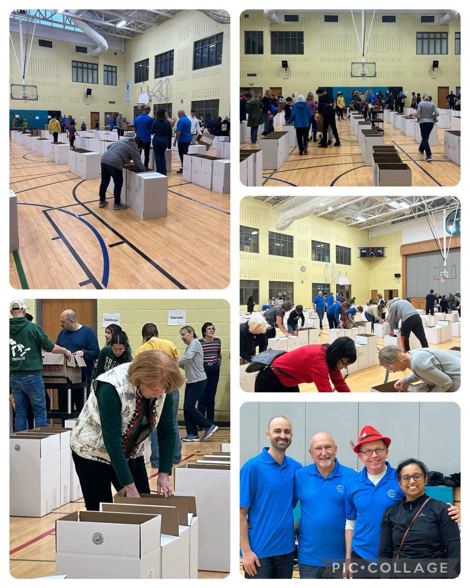 Magic was in the air as countless volunteers descended upon our school gym to package/distribute donations to our community's vulnerable. Thanks to the many hands and our special partner, the Society of St. Vincent de Paul AOOL! <a href="/HWCDSB/">HWCDSB</a> <a href="/DioceseHamilton/">Diocese of Hamilton</a> #AOOLChristmasTreeofHope