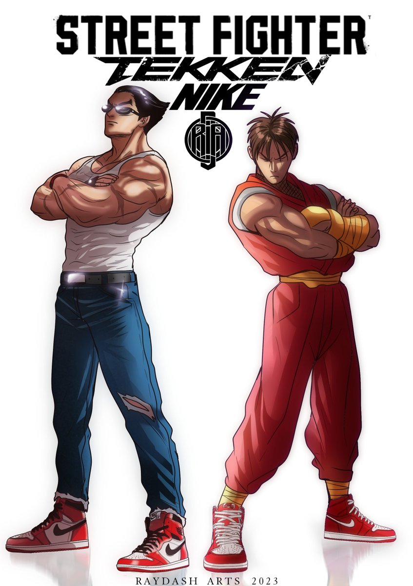 Fighting with a lil bit of drip and style!
2 of the most iconic sneaker heads in fighting game. #streetfighter #tekken #kazuyamishima #guy #finalfight #nike #airjordans #raydasharts