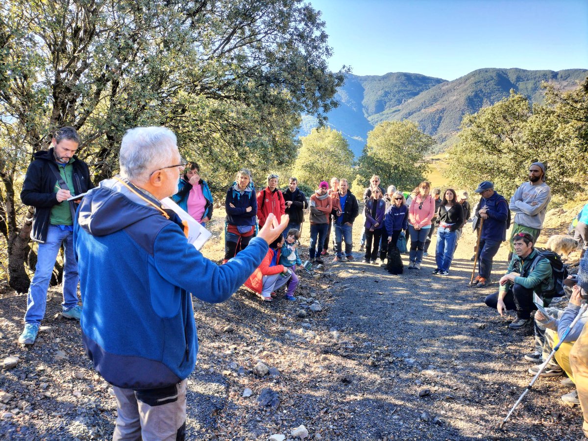 pnaltpirineu's tweet photo. Fins a 40 persones han descobert avui la nova #georuta de la caldera volcànica d'#Estac inaugurada avui. Tot un nou recurs pedagògic i ecoturistic al #PNAltPirineu per gaudir de la geologia i el vulcanisme 🌋
#CETSAltPirineu #turismesostenible
https://t.co/eVLcguH1l0 https://t.co/meRTH9RJZc