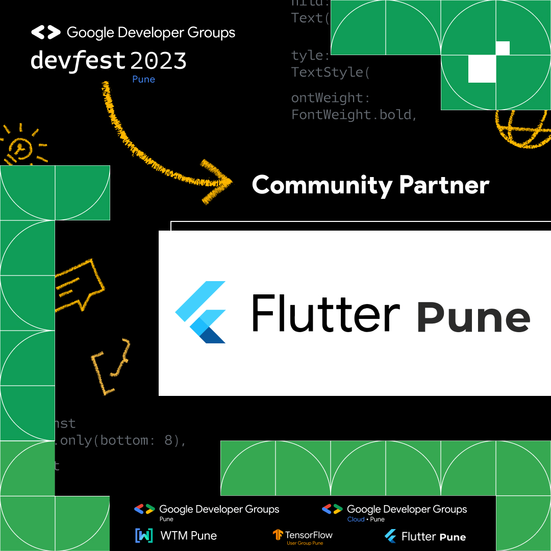 GDGPune's tweet photo. Exciting News! ๐
Thrilled to have FlutterPune as a community partner for #DevfestPune2023 by GDGPune.
It's more than a partnership โ it's an invaluable support in making #DevFestPune23 truly special. ๐ค
#CommunityPartners #GDGPune #DFP2023 #gdgcommunity #WomenTechmakers https://t.co/v1WwDVUit0
