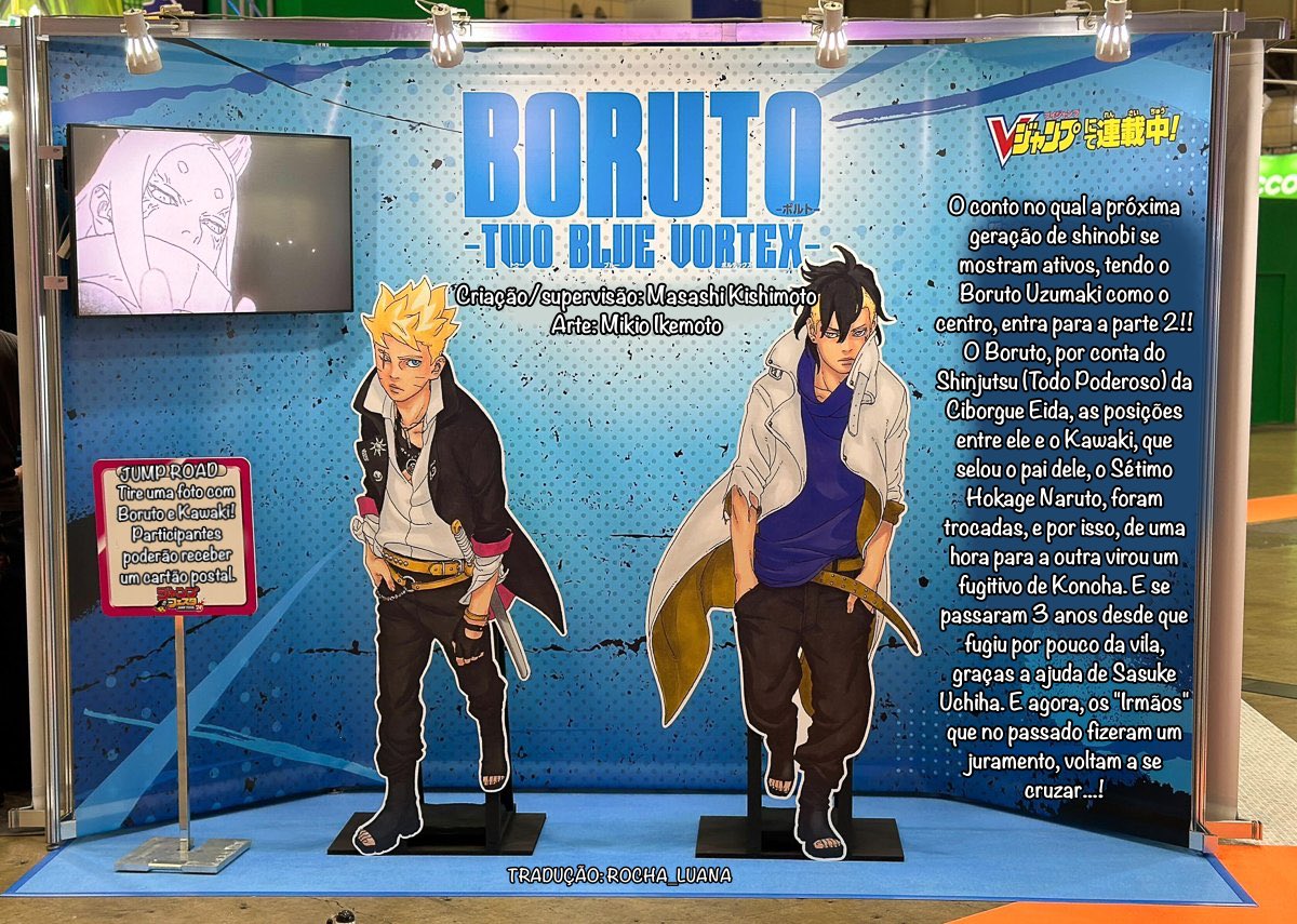 Rohan Rao on X: Translation of BORUTO booth in JUMP FESTA 2024