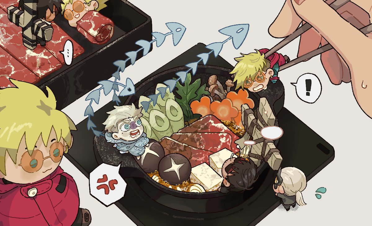 Sukiyaki Time 🍲

#trigun #TRIGUNSTAMPEDE #trigunmaximum