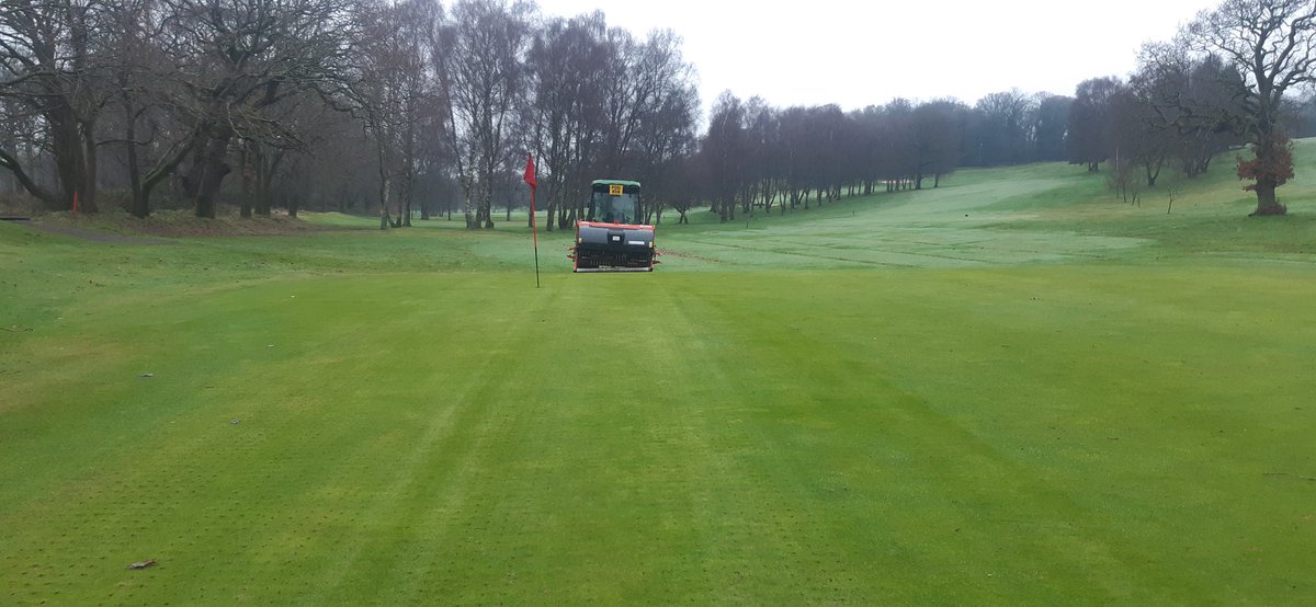 A busy week despite the weather, unblocking drains, digging out tree roots, blowing and collecting leaves. Managed to verti drain the greens and dealt with a fallen tree on the boundary fence. <a href="/shawhill1/">Shaw Hill Golf & Spa</a>