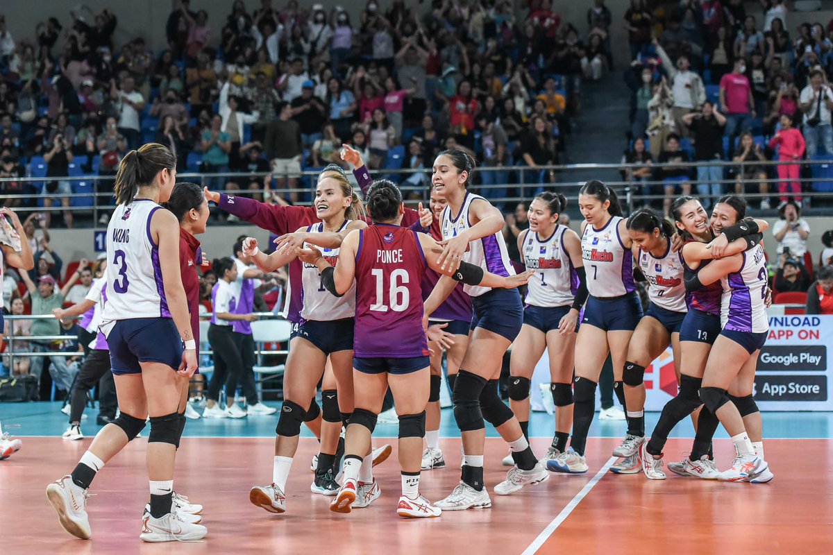 WHAT A CONFERENCE, CMFT! 

Goal is to get into the semis. Followed by a hope for a finals appearance. Now, you got your first ever podium and we couldn’t be more proud! 🥈💜

Congratulations, Choco Mucho! Titan proud always! #PVL2023