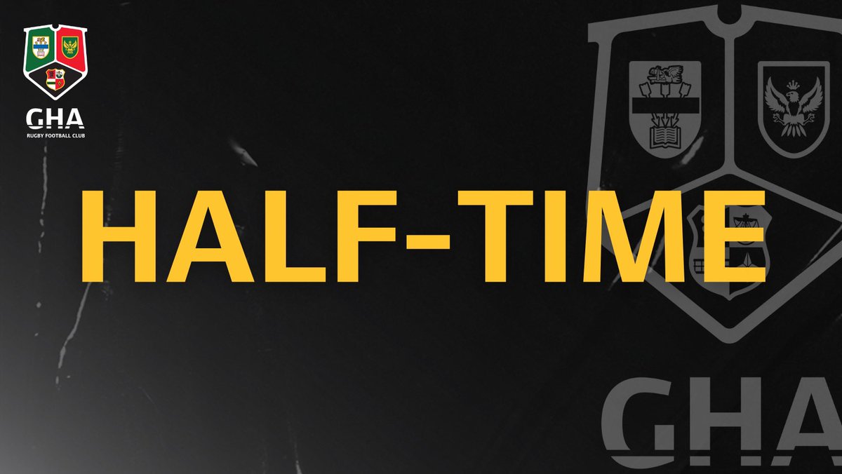 40” TRY Watsonians Some confusion at the far end of the pitch allows Watsonians to scramble over the line. No conversion but we go in to half-time: Wats 22 - GHA 14