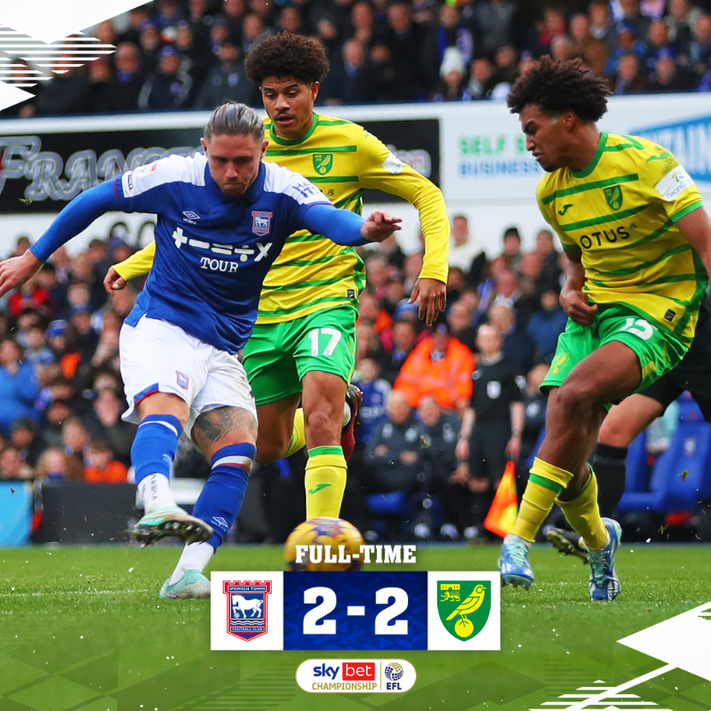 IpswichTown's tweet photo. ⏱️ Full-time at Portman Road.

#itfc
