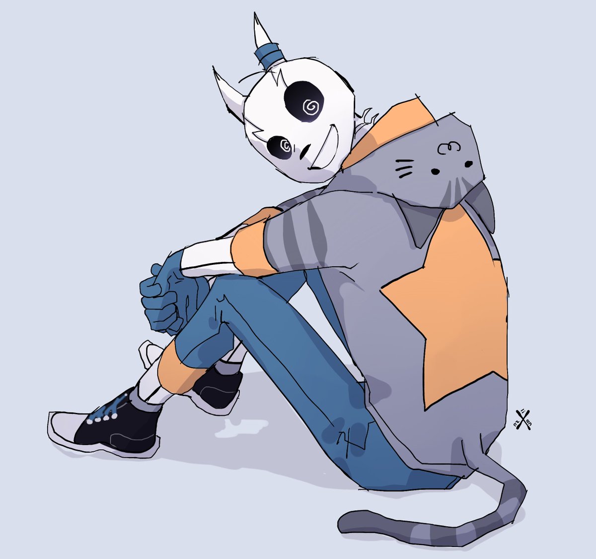 repost of the Horror!Sans cute fanart, art by me and Horror!Sans is by  Sour-Apple-Studios. : r/Undertale