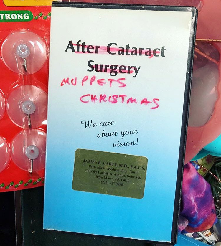 This is the best copy of Muppets Christmas Carol we’ve ever seen since we got our cataracts removed.