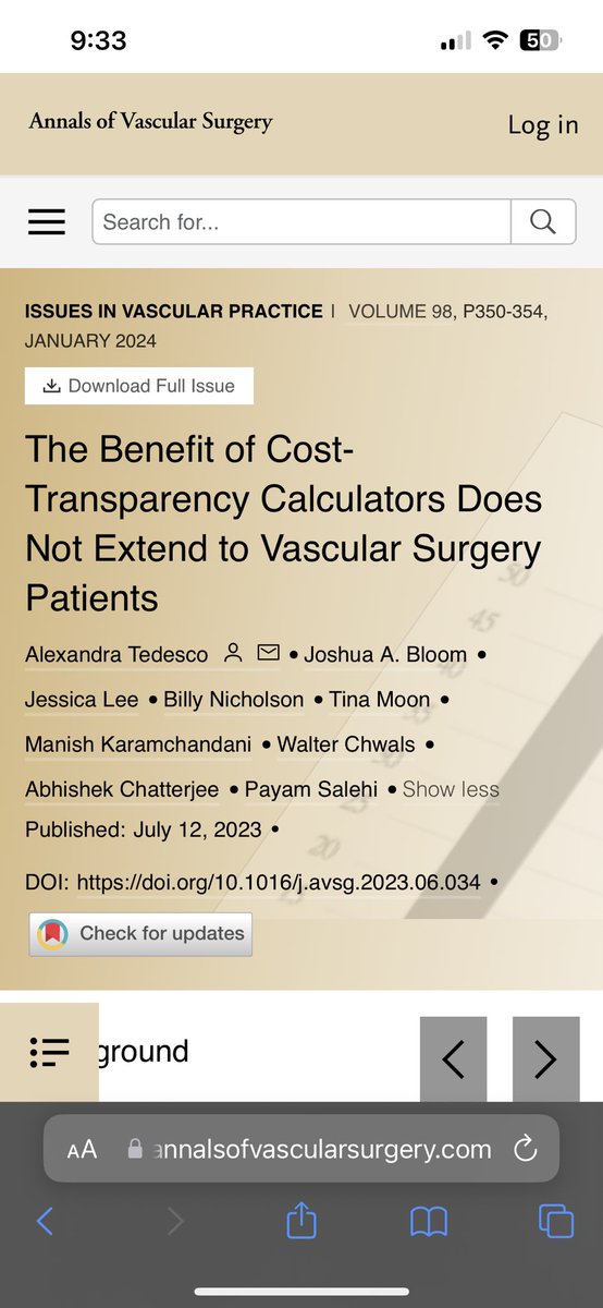 Poor hospital #costtransparency for patients undergoing vascular surgery even with ⁦@CMSGov⁩ #pricetransparency mandates… we need to do better!!! ⁦@tinamoonmd⁩ ⁦@mkaram29⁩ ⁦@TuftsMedicalCtr⁩ ⁦@TuftsMCResearch⁩