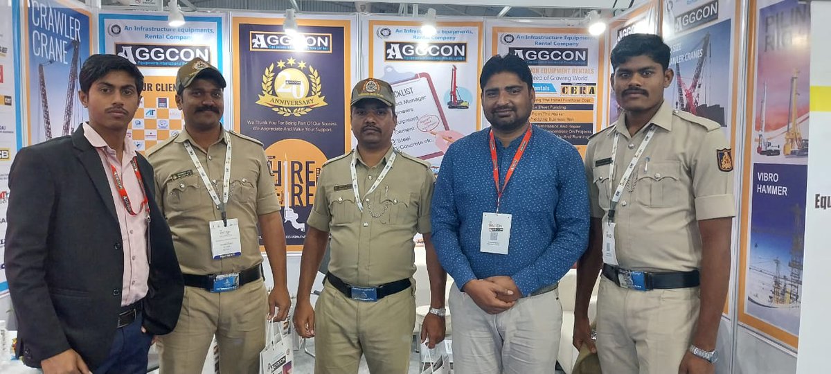 AGGCONEQUIPMENT's tweet image. AGGCON has received an overwhelming response in #EXCON2023. 

We thank Karnataka Police for maintaining security and managing traffic at #BIEC. The #Staff was was very #supportive and did #excellent work. 

#AGGCON thanks Karnataka Police for their #support.

#Aggcon20 #A20…