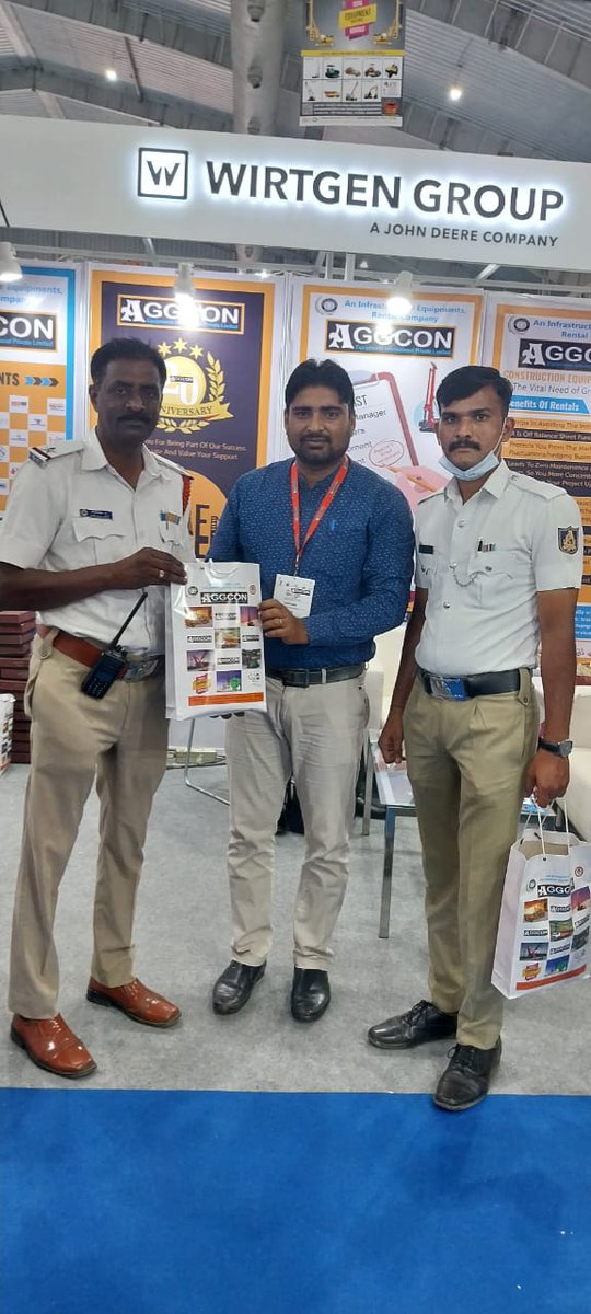 AGGCONEQUIPMENT's tweet image. AGGCON has received an overwhelming response in #EXCON2023. 

We thank Karnataka Police for maintaining security and managing traffic at #BIEC. The #Staff was was very #supportive and did #excellent work. 

#AGGCON thanks Karnataka Police for their #support.

#Aggcon20 #A20…