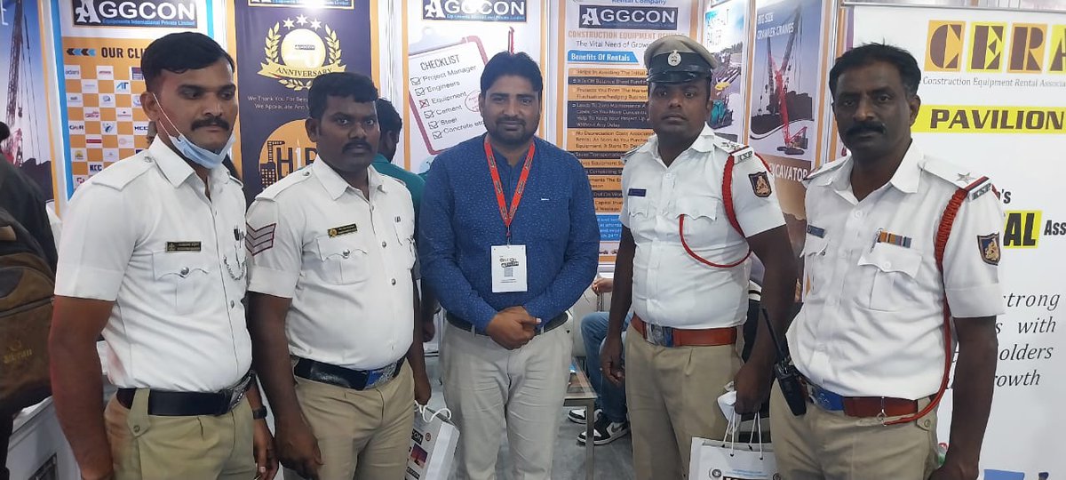 AGGCONEQUIPMENT's tweet image. AGGCON has received an overwhelming response in #EXCON2023. 

We thank Karnataka Police for maintaining security and managing traffic at #BIEC. The #Staff was was very #supportive and did #excellent work. 

#AGGCON thanks Karnataka Police for their #support.

#Aggcon20 #A20…