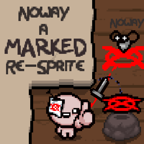 AllOfLucky's tweet photo. I made a Marked Re-Sprite! Get it on https://t.co/rI0ko4cs0n !!! https://t.co/9NGCgl9cre
