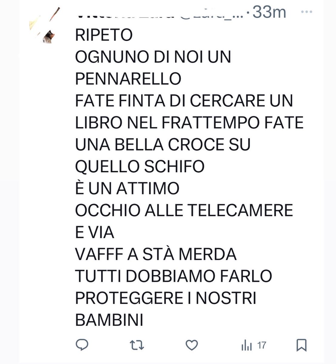 Ma si, entriamo in una libreria e pasticciamo i libri che non ci piacciono.
Prossimo passo il falò in piazza
Ma no, non chiamateli fascisti che si offendono
P.s. immaginate se la stessa cosa l’avesse scritta qualcuno parlando della Bibbia
Immaginate