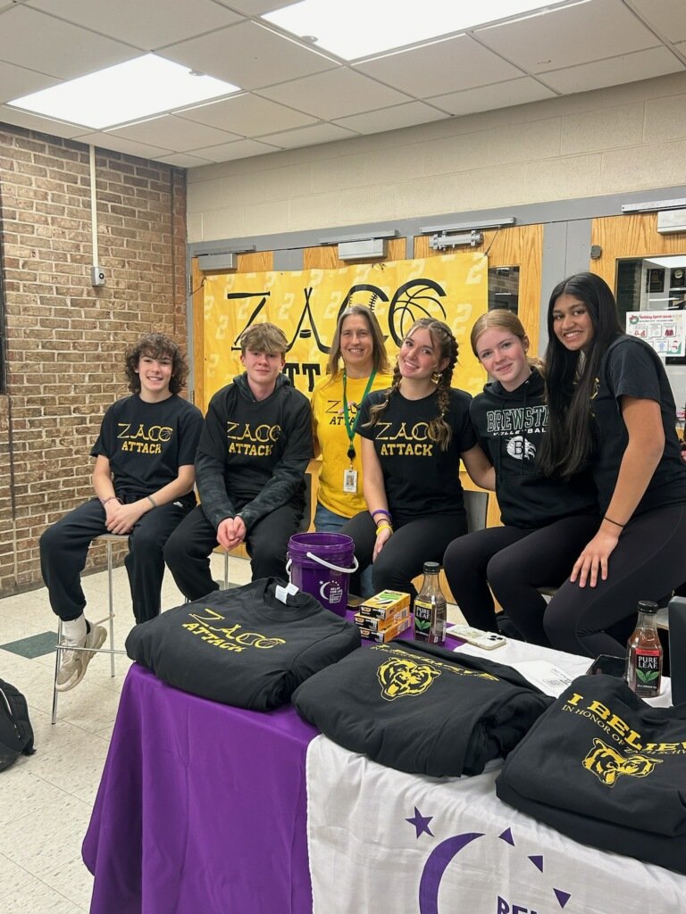 BCSDNicastro's tweet photo. So grateful to have had the opportunity to help support the community during our home opener this year. Great cause for a great family. #zaccattack #brewsterpride https://t.co/htc5okFV3u