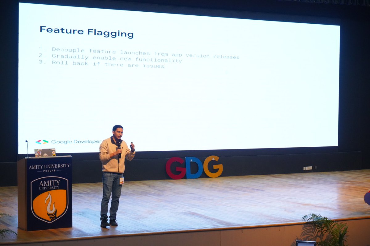 gdgchandigarh's tweet image. Huge thanks to Pankaj Rai(@raipankaj7) for igniting DevFest Chandigarh 2023 with their “Supercharge your Android Apps with Firebase” session. We’re ready to take our apps to the next level!

#devfestchandigarh2023 #devfest2023 #gdgchandigarh #wtmchandigarh