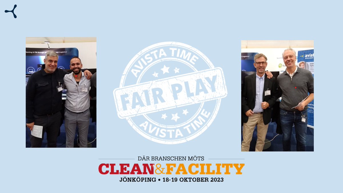 AvistaTime's tweet photo. Reflektioner från Clean &amp; Facility 2023

https://t.co/yRvpDry4d1 https://t.co/iKokvT36ba