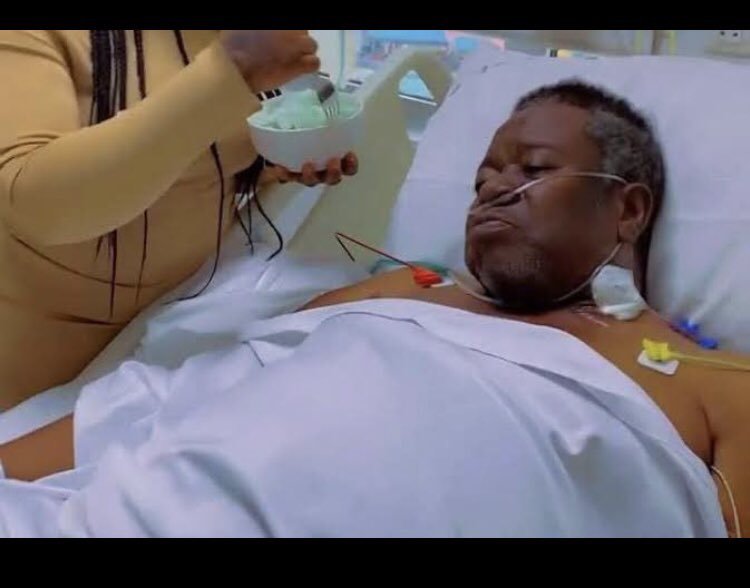 Mr Ibu undergoes another amputation? Now Legless.
God Why?
Why
Why 
Why.

Men take good care of yourselves, e get why.