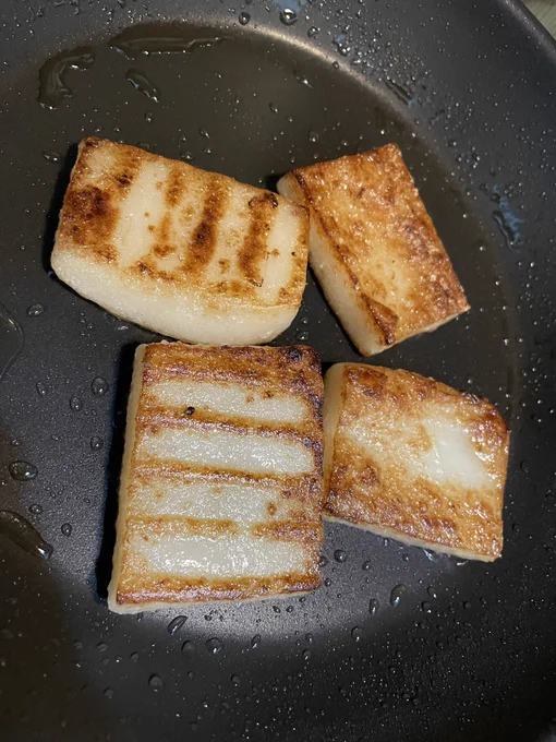 小腹空いたので大根餅作ります