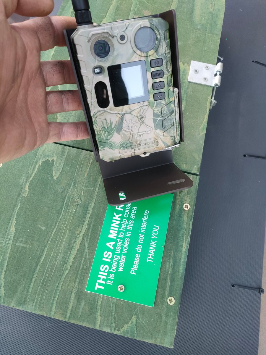 Perdixwildlife's tweet photo. Tinkering with our new 4G camera bracket for mink rafts. The small camera connects directly to our PerdixPro monitoring system so users can get both trap tag alerts and images. Going out on field tests in January... @PerdixDigital #minkcontrol #minkrafts #iotforwildlife https://t.co/KNDtkPgKIW