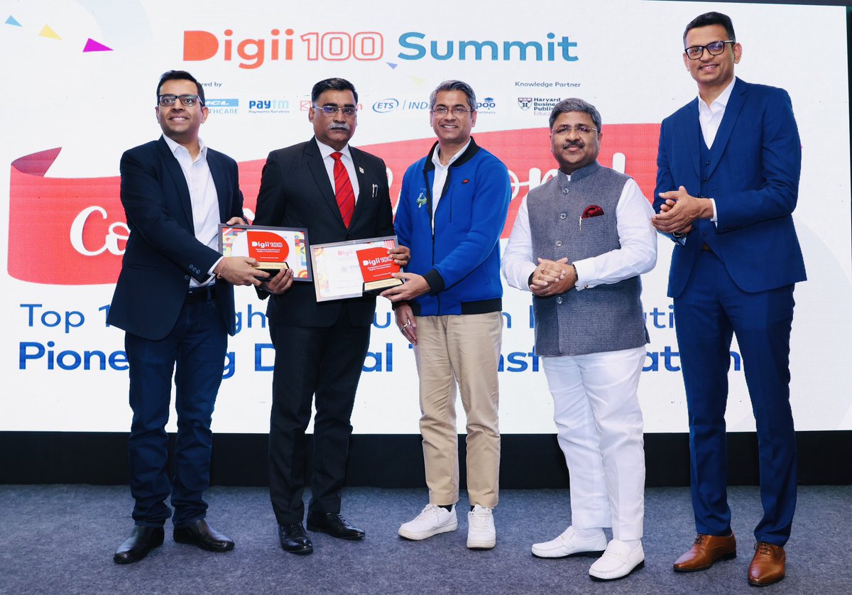 kunwarsv's tweet photo. It was a pleasure to attend “Digii100: Unlocking Digital Dividend at Higher Education Institutions,” a summit being organised by #Digii to discuss, assess and inspire institutions to adopt the digital transformation framework. I shared my views on Data-driven Governance and Decision-Making with colleagues from academia and industry.

Big Congratulations to our tech teams at Shobhit Deemed University, #Meerut  and Shobhit University, #Gangoh for being recognised in Top 100 higher education institutions at the forefront of digital transformation during the summit. 

Kudos to dear Hemant Sahal for organising a very interactive and impactful summit on this very pertinent topic.
(14.12.2023)

@shobhituniv #EmpoweringNation