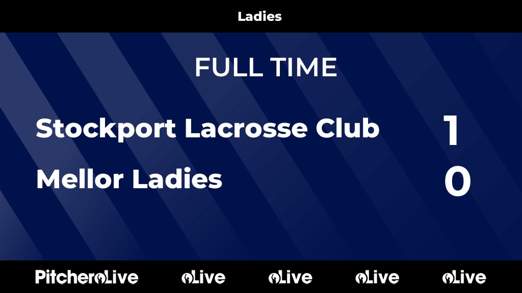 FULL TIME: Stockport Lacrosse Club 1 - 0 Mellor Ladies
#STOMEL #Pitchero
stockportlacrosseclub.co.uk/teams/20161/ma…