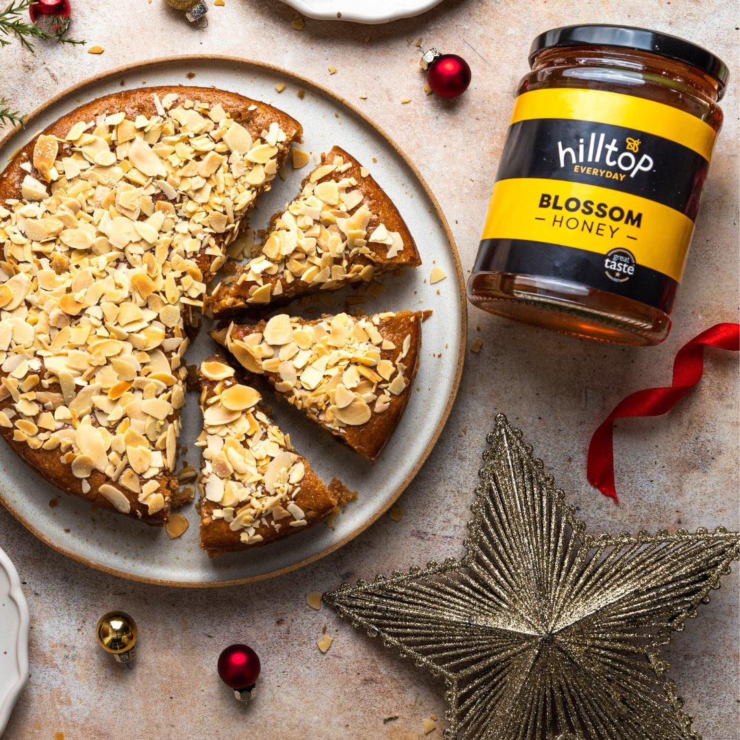 Not a fan of traditional Christmas cake? Fancy a festive twist? We’ve got you. Our tasty almond cake recipe is hard to beat, and easy to make too! Perfect for the Christmas party 🎉 bit.ly/47SXgeE #hilltop #recipe