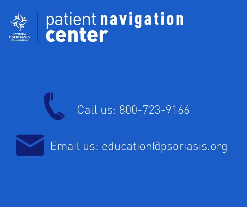 Psoriatic disease is complicated. We're here to help. Patient Navigators can help you find a health care provider, navigate insurance hurdles, understand treatment options and connect with other people living with psoriatic disease - at no cost to you! ow.ly/Ujzm50QizxH