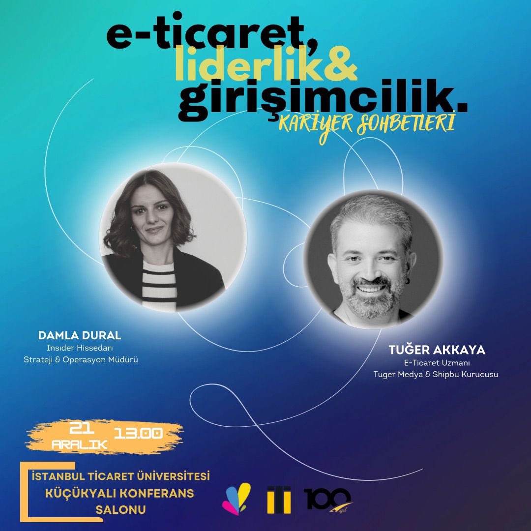 Girişimcilik Topluluğundan herkese merhaba 👋
Bu sene ilk defa gerçekleştirilecek olan Kariyer sohbetleri etkinliğimiz ile karşınızdayız. 🎉
🎁Çekilişlere katılmak için formu doldurmayı unutmayın! 👇

forms.gle/iGJyi5nu7J82Ve…