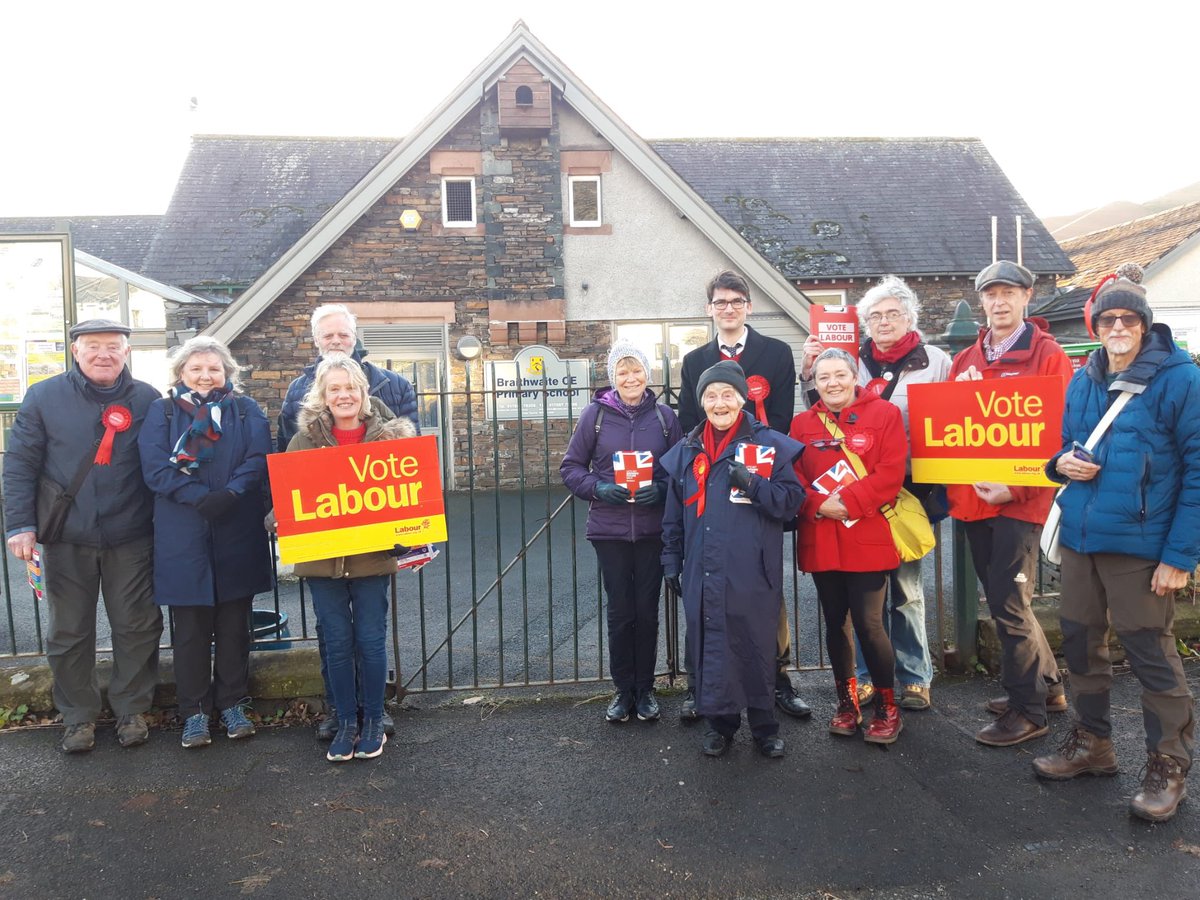 Out on the #LabourDoorstep this morning speaking with residents in Braithwaite about the challenges for our rural villages. Great to get a photo outside my old infant/primary school. @labourdoorstep_ @rurallabouruk @PenandSolLabour