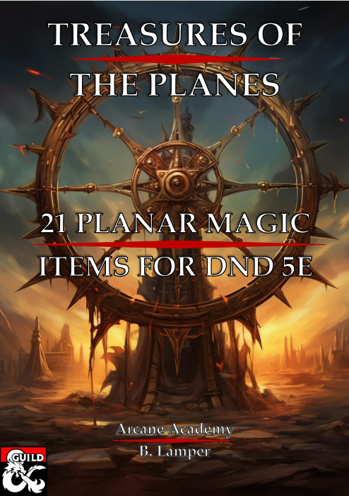 Escape the humdrum of normality with our new set of 21 Planar Magic Items for DnD 5th Edition.
Check them out along with our other DnD 5e content at DMs Guild
#dnd5e #selfpromosaturday
dmsguild.com/product/463321…