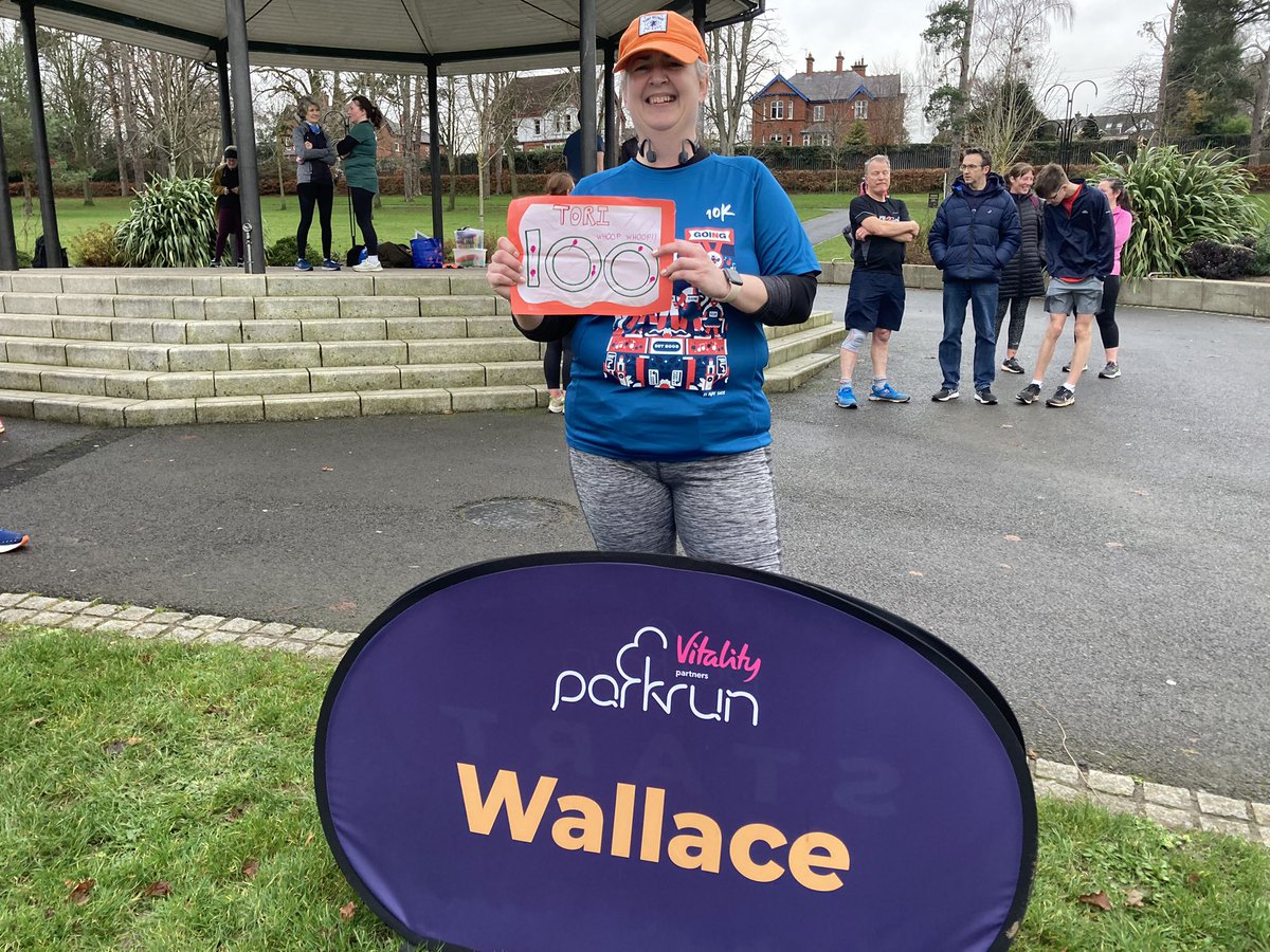 Victoria Jenkins • 💯 parkruns 

Congratulations to Victoria who made it a century of parkrun finishes this morning.

Welcome to the black T-shirt club 👏
