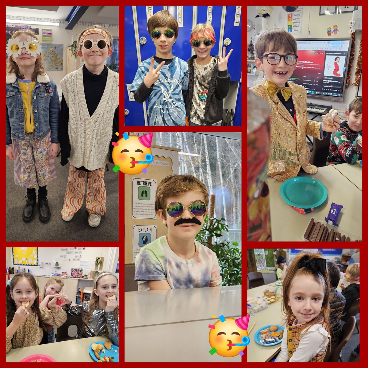 The outfits never fail to impress!! #swingingsixties #y5arethebest <a href="/DanesfieldSchl/">Danesfield School</a>