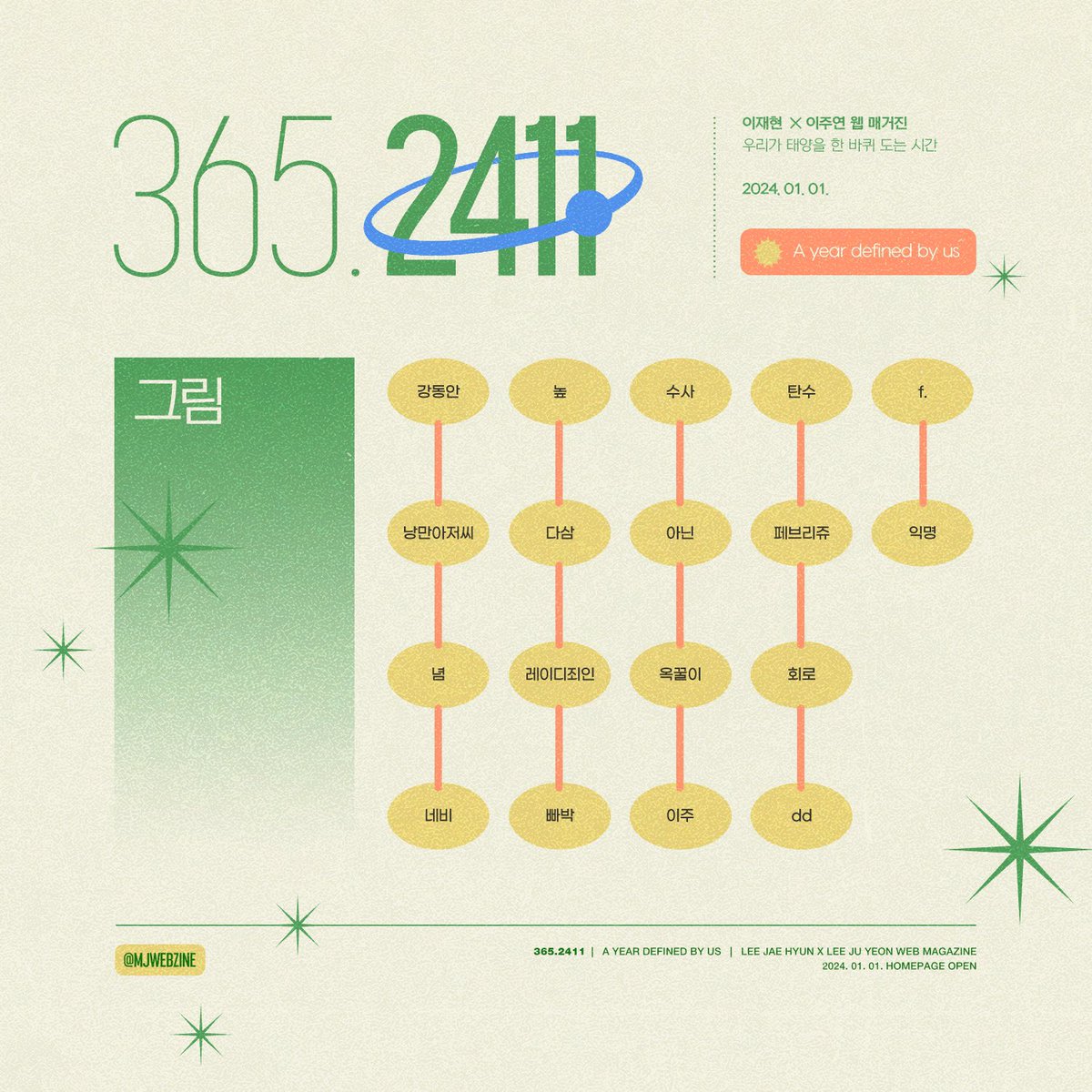 2024 𝘔𝘐𝘓𝘑𝘜 𝘞𝘌𝘉𝘡𝘐𝘕𝘌
𝟑𝟔𝟓.𝟐𝟒𝟏𝟏

𝘓𝘪𝘯𝘦-𝘶𝘱