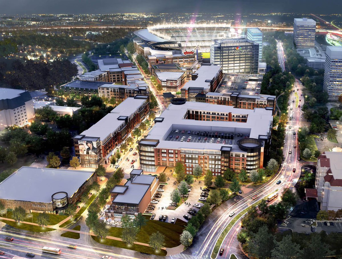 The model for this move is the Battery Atlanta, a suburban entertainment district anchored by Truist Park. Cobb County leaders promised the “biggest economic development deal in our county’s history.” In reality it runs at a $15 million annual deficit: bloomberg.com/news/articles/…