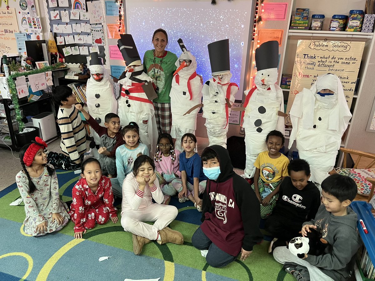 Have a wonderful winter break from my class.  Our winter celebration was fun, especially the team human snowman activity! 💗💗💗 <a href="/ForestdaleES/">Forestdale ES</a>