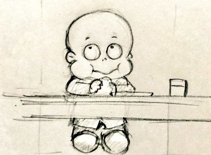 このシーンのニセきたちゃんがかわいかったので、つい……。
#模写 
