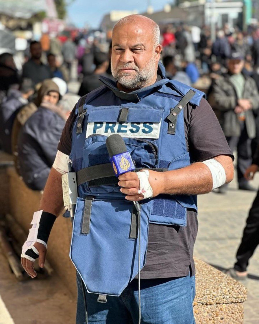 1/3 They killed his entire family. They shot him. They even killed his cameraman. But a day later, none of that stopped Wael Dahdouh from reporting on the funeral procession of his fallen colleague, Samir Abu Daqqa,