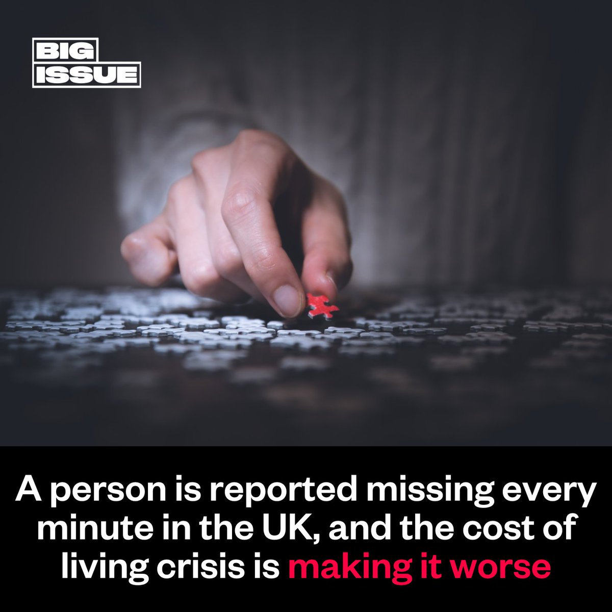 For those who have loved ones who are missing, Christmas can accentuate the pain. @missingpeople is there to help, writes The Big Issue's deputy editor @stevenmackenzie ✍️ Read more ⬇️ bigissue.com/news/activism/…