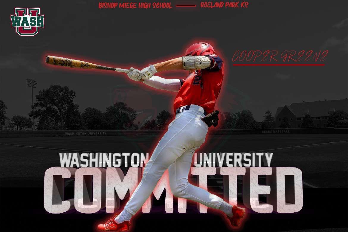 Cooper Greene (@coopergreene16) on Twitter photo I am blessed to announce I will be furthering my academic and athletic career at Washington University in STL. I would like to thank my family, coaches, friends, and the baseball staff at WashU for giving me this opportunity. Go Bears!
<a href="/kcbullets_dale/">KC Bullets</a> @StagsBaseball1 I am blessed to announce I will be furthering my academic and athletic career at Washington University in STL. I would like to thank my family, coaches, friends, and the baseball staff at WashU for giving me this opportunity. Go Bears!
<a href="/kcbullets_dale/">KC Bullets</a> @StagsBaseball1