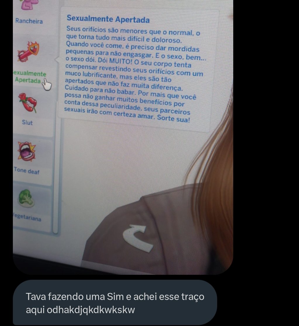 que PORRA e essa ata grupo de the sims  EDIT: Consegui! Era só ver a  versão do meu jogo 🤭